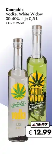 Travel Free Cannabis vodka, white widow Angebot