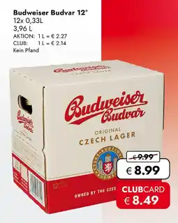 Travel Free Budweiser budvar 12° Angebot