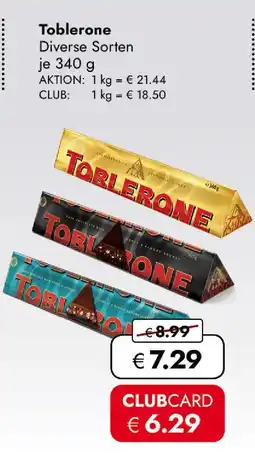Travel Free Toblerone Angebot