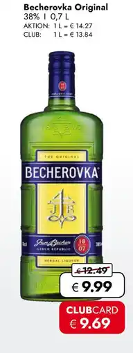 Travel Free Becherovka original vodka Angebot