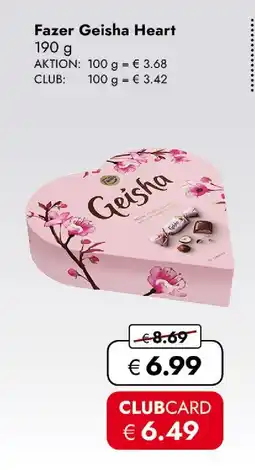 Travel Free Fazer geisha heart Angebot