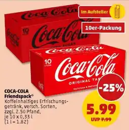 PENNY COCA-COLA Friendspack Angebot