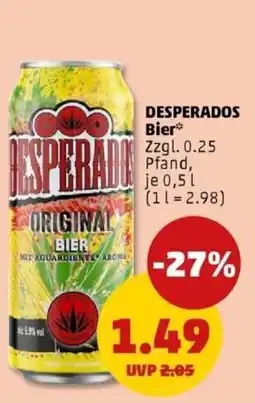 PENNY DESPERADOS Bier Angebot