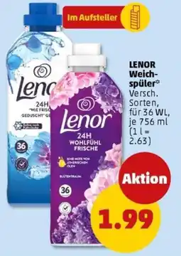 PENNY LENOR Weichspüler Angebot