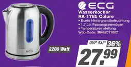 K+B Expert ECG Wasserkocher RK 1785 Colore Angebot