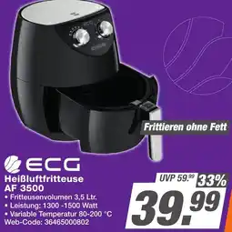 K+B Expert ECG Heißluftfritteuse AF 3500 Angebot