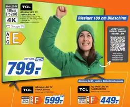 K+B Expert TCL QD-Mini LED TV 75MQLED75K Angebot