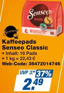 expert Techno Land Kaffeepads Senseo Classic Angebot