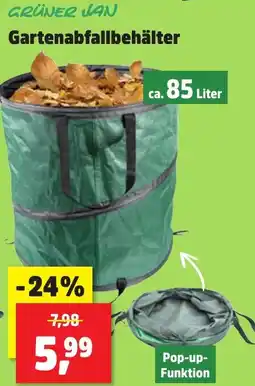 Thomas Philipps GRÜNER JAN Gartenabfallbehälter Angebot