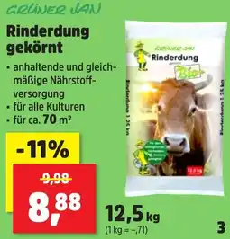 Thomas Philipps GRÜNER JAN Rinderdung gekörnt Angebot