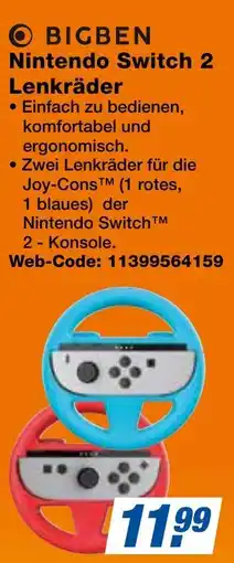 expert Techno Land BIGBEN Nintendo Switch 2 Lenkräder Angebot