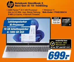 expert Techno Land hp Notebook OmniBook 3 Next Gen Al 15- fn0653ng Angebot