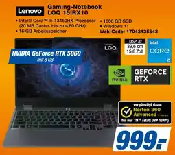 expert Techno Land Lenovo Gaming-Notebook LOQ 15IRX10 Angebot