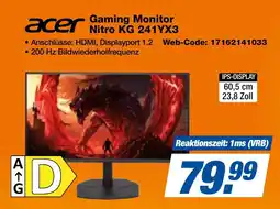 expert Techno Land acer Gaming Monitor Nitro KG 241YX3 Angebot
