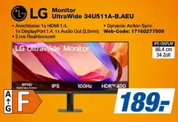 expert Techno Land LG Monitor UltraWide 34U511A-B.AEU Angebot