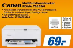 expert Techno Land Canon Multifunktionsdrucker PIXMA TS6550i Angebot