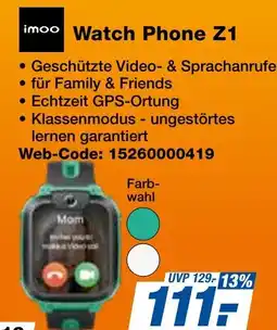 expert Techno Land imoo Watch Phone Z1 Angebot