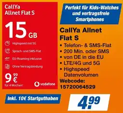 expert Techno Land CallYa Allnet Flat S Angebot