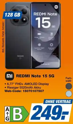 expert Techno Land REDMI Note 15 5G Angebot