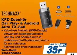 expert Techno Land TECHNAXX KFZ-Zubehör Car Play- & Android Auto TX-346 Angebot
