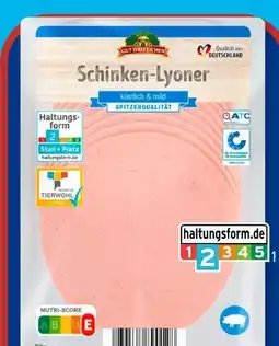 Aldi Süd Gut Drei Eichen Schinken-Lyoner Angebot