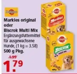Multi Markt Pedigree Markles original oder Biscrok Multi Mix Angebot