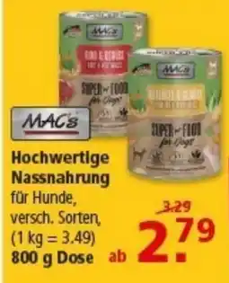 Multi Markt MAC's Hochwertige Nassnahrung Angebot