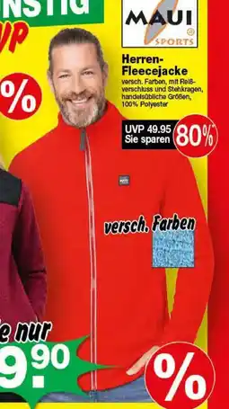 Krümet Sonderposten MAUI SPORTS Herren- Fleecejacke Angebot