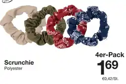 Zeeman Scrunchie 4er-Pack Angebot