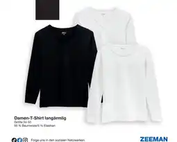Zeeman Damen-T-Shirt langärmlig Angebot