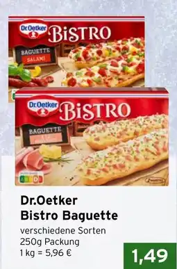 CAP Markt Dr.Oetker Bistro Baguette Angebot