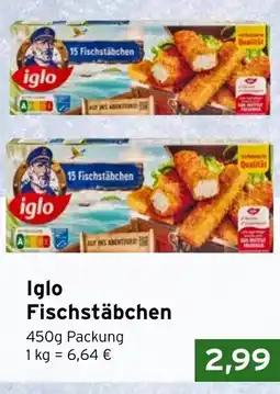CAP Markt Iglo Fischstäbchen Angebot