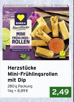 CAP Markt EDEKA Herzstücke Mini-Frühlingsrollen mit Dip Angebot