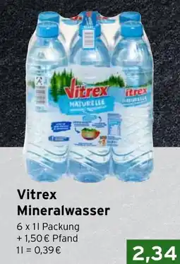 CAP Markt Vitrex Mineralwasser Angebot