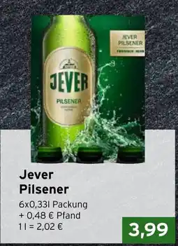 CAP Markt Jever Pilsener Angebot