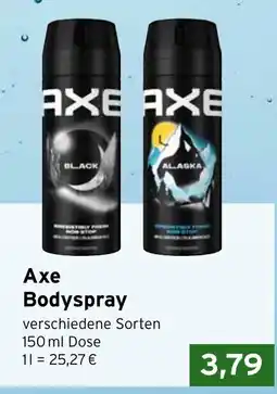 CAP Markt Ахе Bodyspray Angebot
