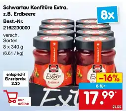 Netto Marken-Discount Schwartau Konfitüre Extra, z.B. Erdbeere Angebot