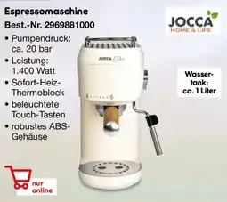 Netto Marken-Discount JOCCA HOME & LIFE Espressomaschine Angebot