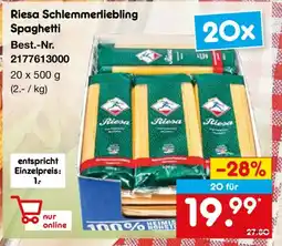 Netto Marken-Discount Riesa Schlemmerliebling Spaghetti Angebot