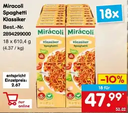 Netto Marken-Discount Miracoli Spaghetti Klassiker Angebot