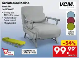 Netto Marken-Discount VCM. my home Schlafsessel Kolino Angebot