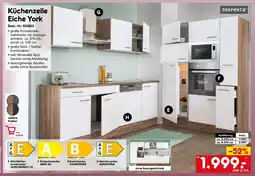 Netto Marken-Discount Küchenzeile Eiche York Angebot