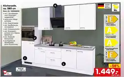 Netto Marken-Discount Küchenzeile, ca. 280 cm Angebot