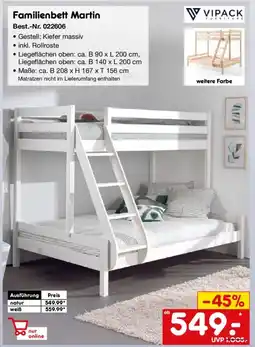 Netto Marken-Discount VIPACK Familienbett Martin Angebot