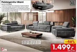 Netto Marken-Discount M. Polstergarnitur Miami Angebot