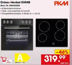 Netto Marken-Discount PKM Einbau-Herdset EHS4B Angebot