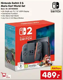Netto Marken-Discount Nintendo Switch 2 & Mario Kart World-Set Angebot