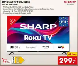 Netto Marken-Discount SHARP 50" Smart-TV 50GJ4225E Angebot