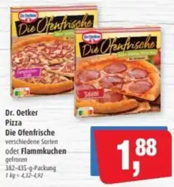 Markant Dr. Oetker Pizza Die Ofenfrische oder Flammkuchen Angebot