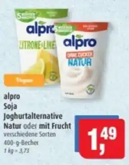 Markant alpro Soja Joghurtalternative Natur oder mit Frucht Angebot